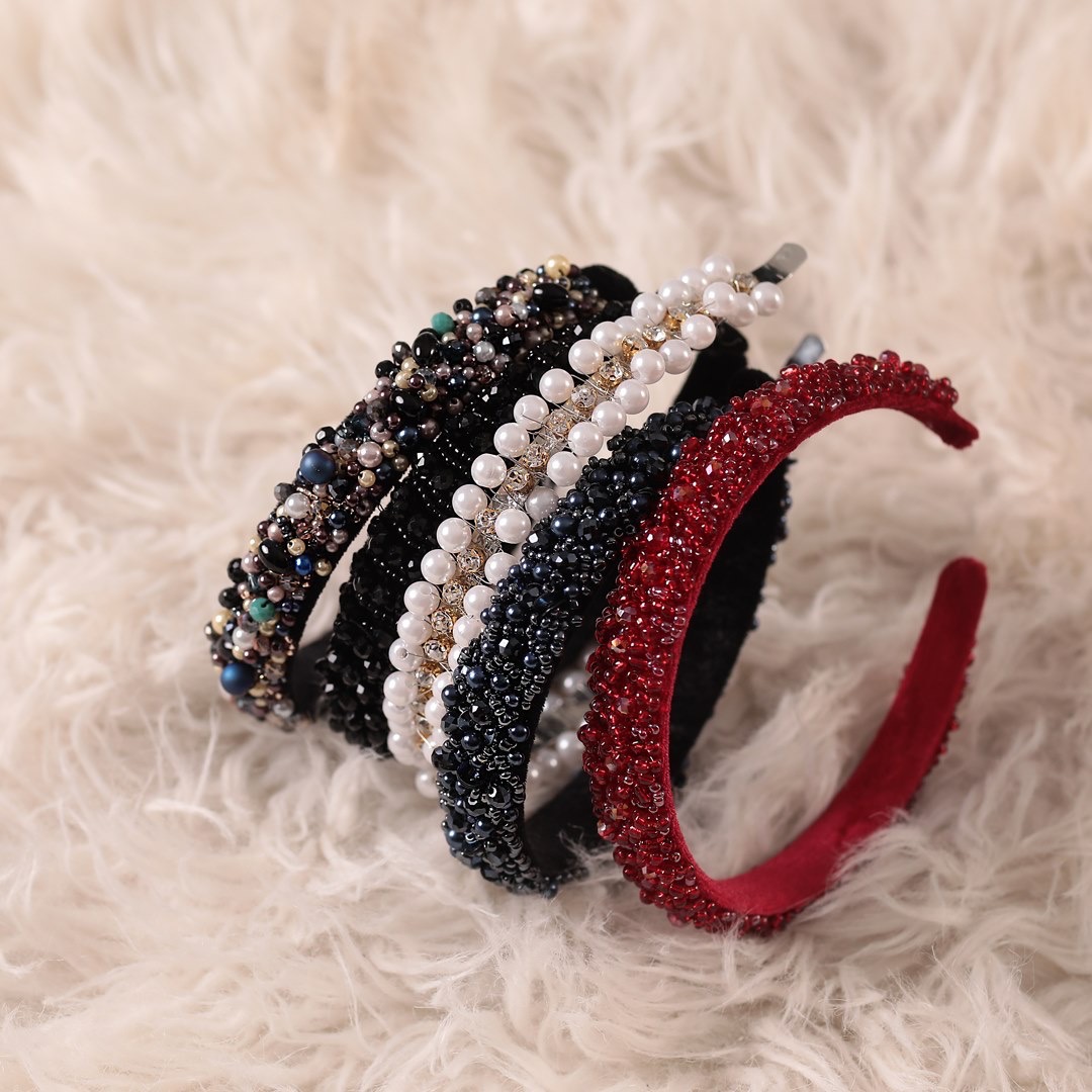 Pearl Stone Head Band - Hair Band